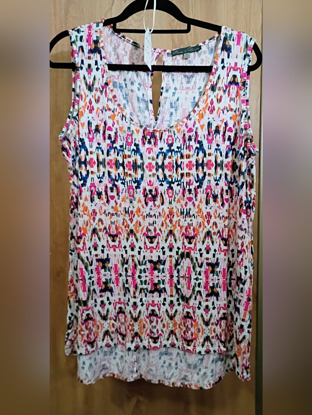 Bright Multicolor Printed Sleeveless Tank